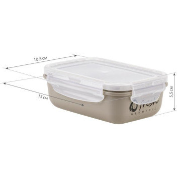 М1420 Емкость д/продуктов 'Фреш' 0.4л (капучино)-1