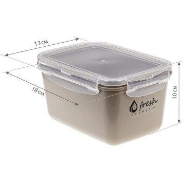 М1423 Емкость д/продуктов 'Фреш' 1.3л (капучино)-1
