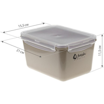М1425 Емкость д/продуктов 'Фреш' 2.3л (капучино)-1