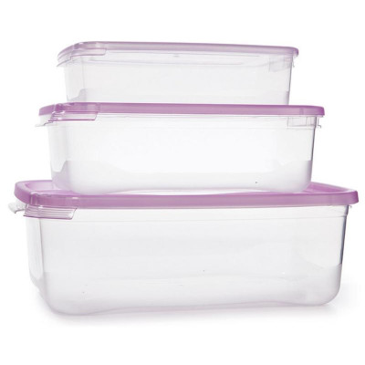 Набор контейнеров 3шт д/СВЧ Каскад (0.7/1.2/2.2л) С59003-1