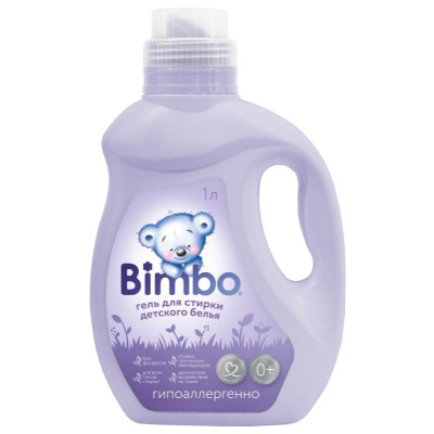 Гель для стирки детского белья 'Bimbo' 1л флакон с ручкой