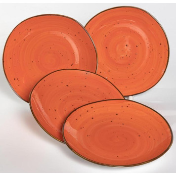 206-55012 Тарелка мелкая 210мм 'Хорека' коралл-3