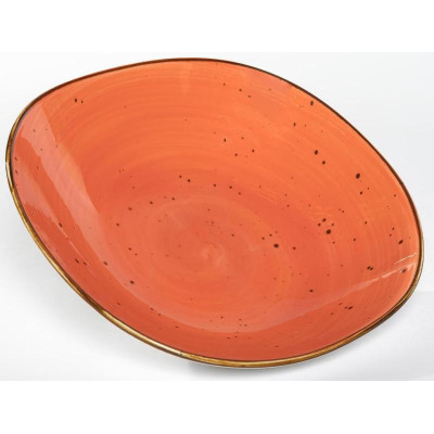 206-55014 Тарелка глубокая 750мл 'Хорека' коралл-1