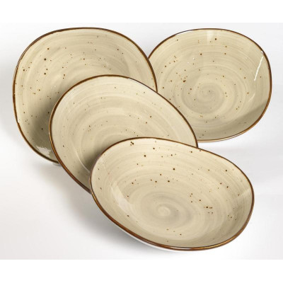 206-55025 Тарелка глубокая 750мл 'Хорека' графит-3