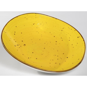 206-55034 Тарелка глубокая 750мл 'Хорека' дыня-1