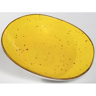 206-55034 Тарелка глубокая 750мл 'Хорека' дыня-1