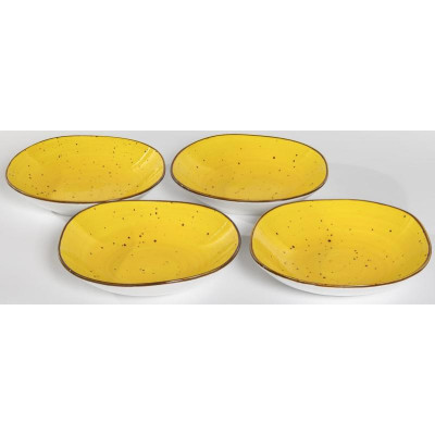 206-55034 Тарелка глубокая 750мл 'Хорека' дыня-4