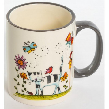 207-07013 Кружка 'Полосатый кот' 350мл-1