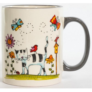 207-07013 Кружка 'Полосатый кот' 350мл