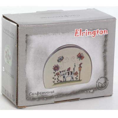 208-07001 Салфетница 'Серый кот' 100мм-3