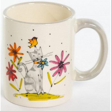 208-07013 Кружка 'Серый кот' 350мл-1