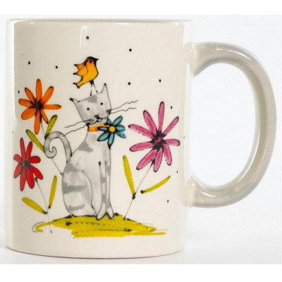 208-07013 Кружка 'Серый кот' 350мл
