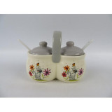 208-07016 Набор для специй с ложками 'Серый кот' 250мл