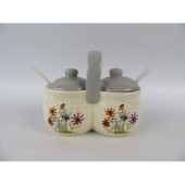 208-07016 Набор для специй с ложками 'Серый кот' 250мл