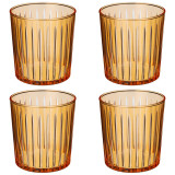 Набор бокалов из 4 штук "SICILIA" amber 380мл RAKLE 312-111