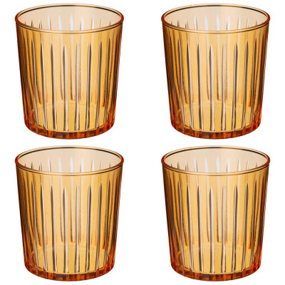 Набор бокалов из 4 штук "SICILIA" amber 380мл RAKLE 312-111