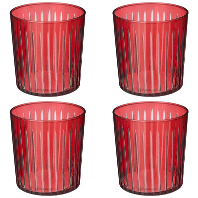 Набор бокалов из 4 штук "SICILIA" red 380мл RAKLE 312-113