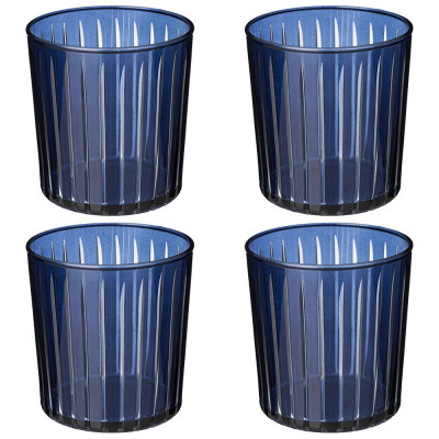 Набор бокалов из 4 штук "SICILIA" blue 380мл RAKLE 312-114