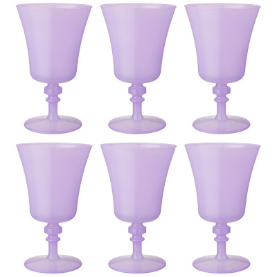 Набор бокалов из 6 штук "ICONIC" purple 300мл RAKLE 312-131