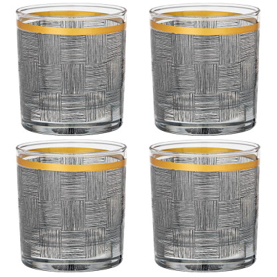 Набор стаканов "MASCULINE" из 4 штук 380мл RAKLE 312-161