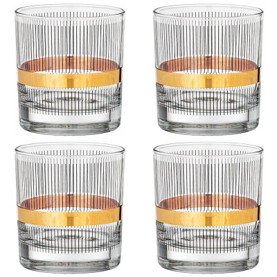 Набор стаканов "ALLURE" из 4 штук 380мл RAKLE 312-162