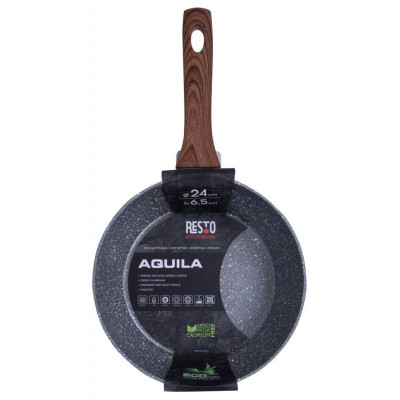 93052 Сковорода глубокая RESTO (24х6.5см)-4