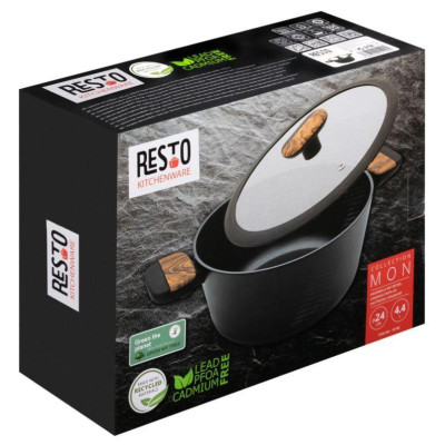 93188 Кастрюля с крышкой RESTO (4.4л)-4