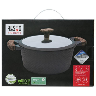 93901 Кастрюля с крышкой RESTO (2.4л)-14
