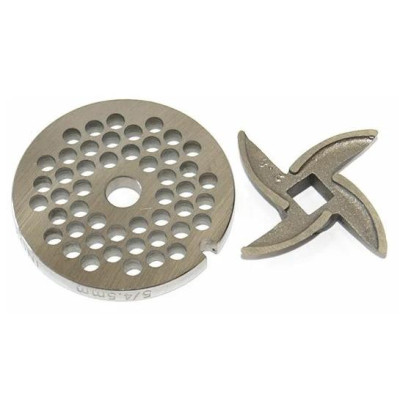 Комплект нож и решетка для мясорубки РОТОР-1