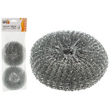 001742 Набор губок металлических SM-03/2, сетка, вес 30 гр., 2 шт. в наборе