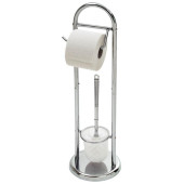 002670 Стойка напольная с держателем для туалетной бумаги и ершиком BO813 'Рыжий кот'