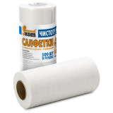 002925 Салфетки из спанлейса в рулоне с перфорацией 'Рыжий кот', 25х30см, 100шт