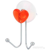 004720 Крючок двойной W2790-1 'Сердце'