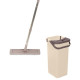 004836 Швабра для пола 'MIRACLE' с насадкой из микрофибры и ведром с механизмом отжима'Рыжий кот'