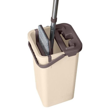 004836 Швабра для пола 'MIRACLE' с насадкой из микрофибры и ведром с механизмом отжима'Рыжий кот'-5