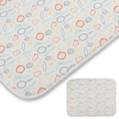 005491 Коврик для сушки посуды из микрофибры MDM-Promo-M 'Рыжий кот'