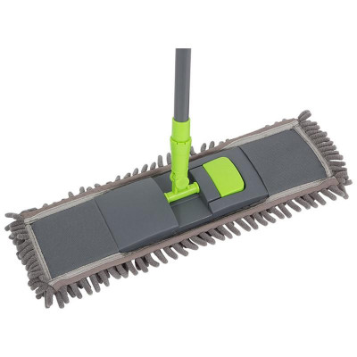 005936 Швабра для пола с насадкой из микрофибры MopM4 серый-2