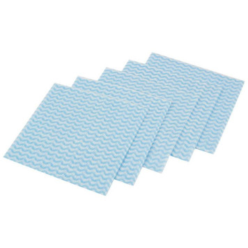 006094 Салфетки хозяйственные с перфорацией 'Рыжий кот' 5шт (30х30см, волна)