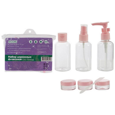 006955 Набор дорожных флаконов Easy travel max