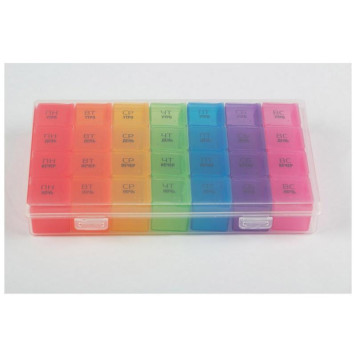 007752 Таблетница 28 секций на 7 дней-1