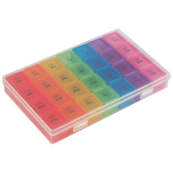 007752 Таблетница 28 секций на 7 дней