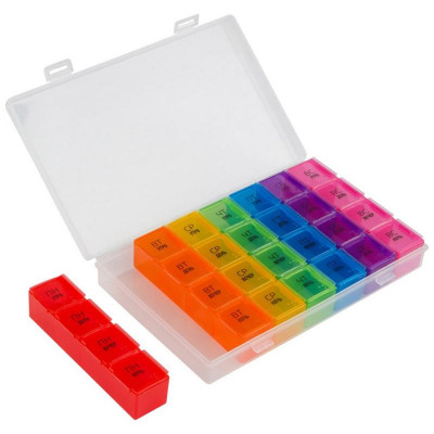 007752 Таблетница 28 секций на 7 дней-3