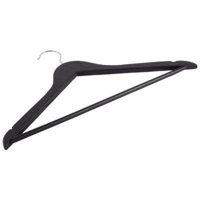 007768 Набор вешалок деревянных с перекладиной 'Рыжий кот' цвет черный (3шт)-3