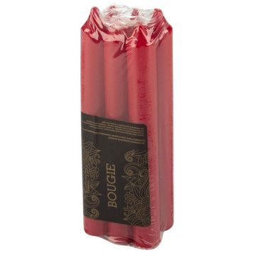 007887 Свечи столовые Simple 6шт бордо-2