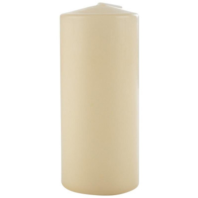 007895 Свеча Deco 63х150мм слоновая кость-1