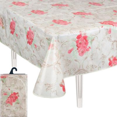 008370 Скатерть ПВХ с бейкой 130х180см коллекция ' Перспектива' арт 125/2 (2167)