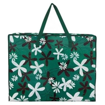 008583 Сумка на молнии с рисунком, 40х45х18см, полипропилен