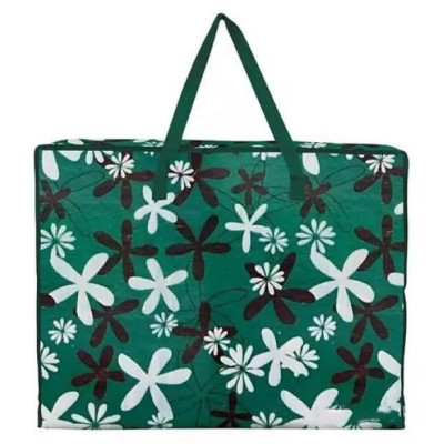 008583 Сумка на молнии с рисунком, 40х45х18см, полипропилен