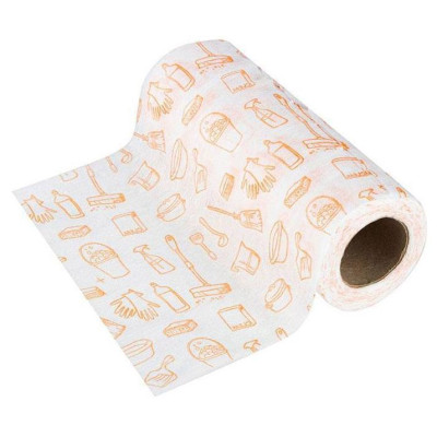 008759 Салфетки хозяйственные в рулоне с перфорацией 'Рыжий кот', 25х30см, 20шт