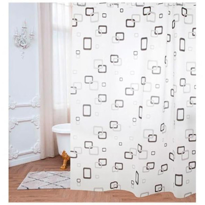 009390 Занавеска для ванной 'Рыжий кот'